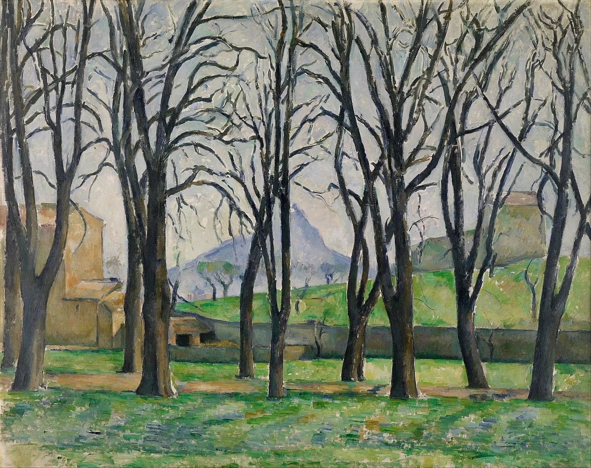 Alberi di castagno a Jas de Bouffan in inverno, 1885 - Institute of Arts, Minneapolis